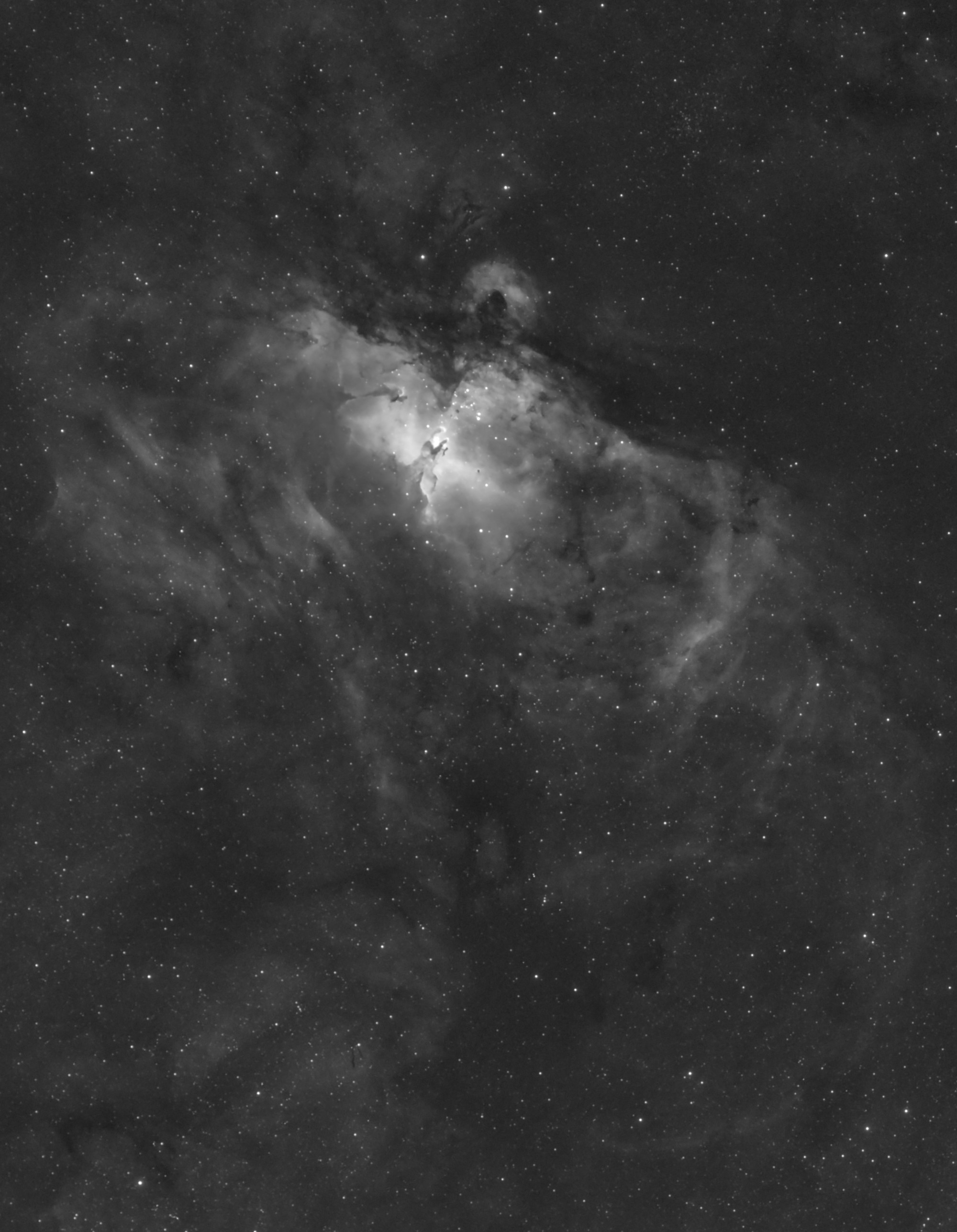 messier 16 nebula